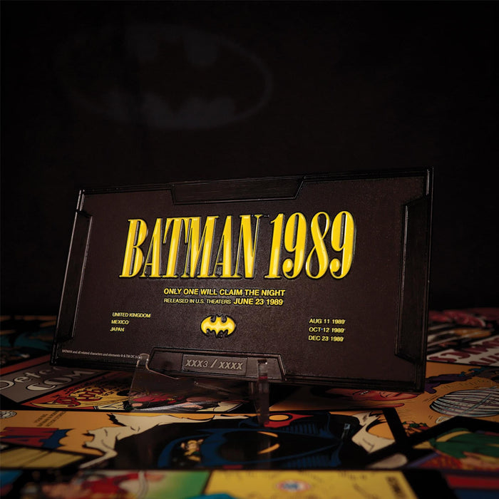 DC Comics Batman Batmobile 1989 Limited Edition Metal Ingot