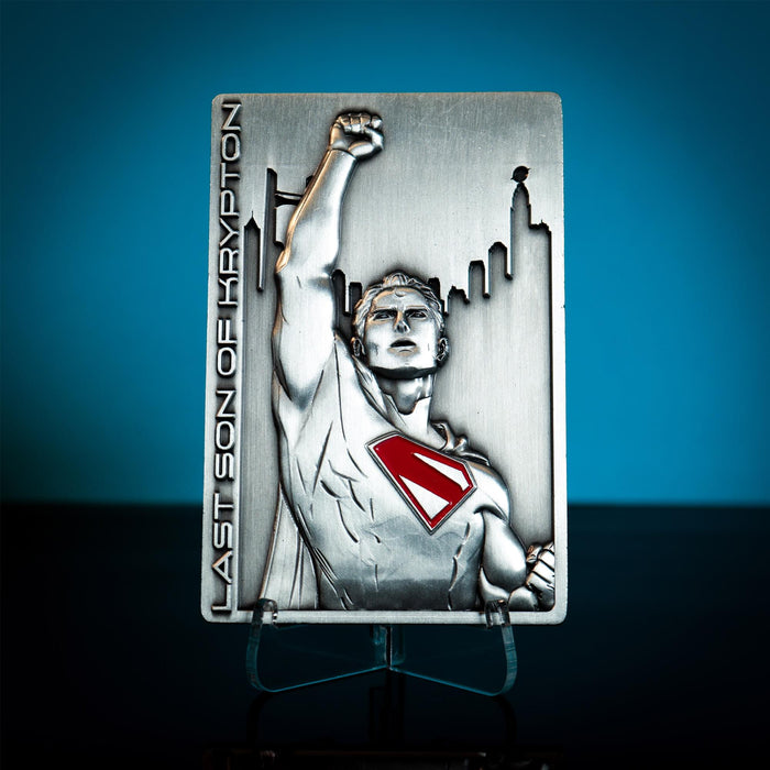 DC Comics - Superman "Last Son of Krypton" Limited Edition Embossed Metal Ingot