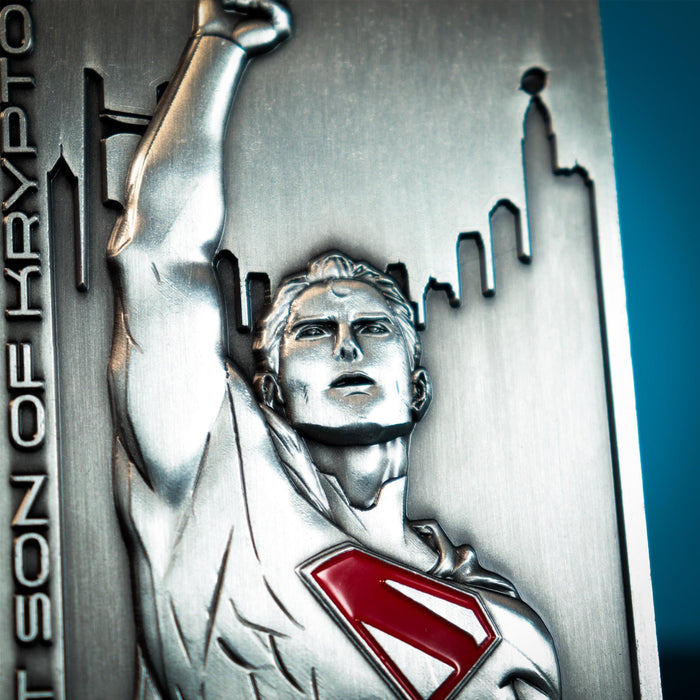 DC Comics - Superman "Last Son of Krypton" Limited Edition Embossed Metal Ingot
