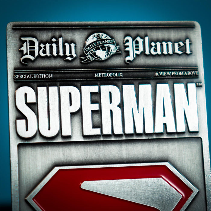 DC Comics - Superman "Last Son of Krypton" Limited Edition Embossed Metal Ingot