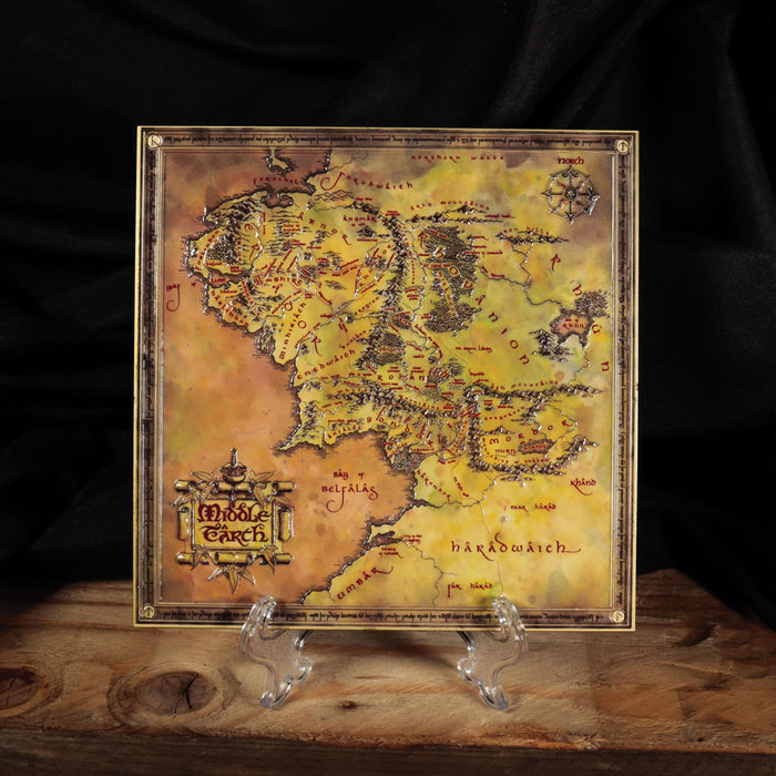 The Lord of the Rings - Limited Edition Metal Map Replica