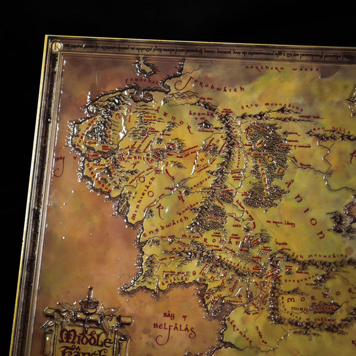 The Lord of the Rings - Limited Edition Metal Map Replica