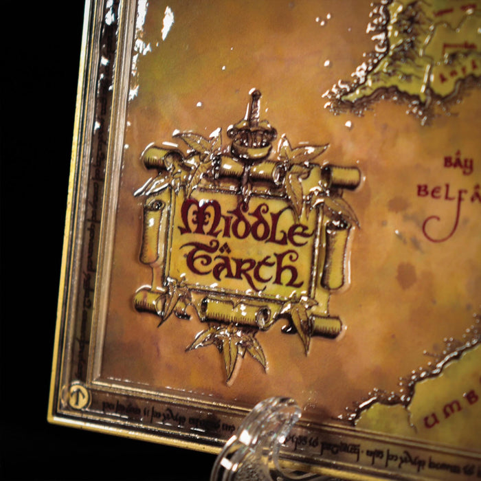 The Lord of the Rings - Limited Edition Metal Map Replica