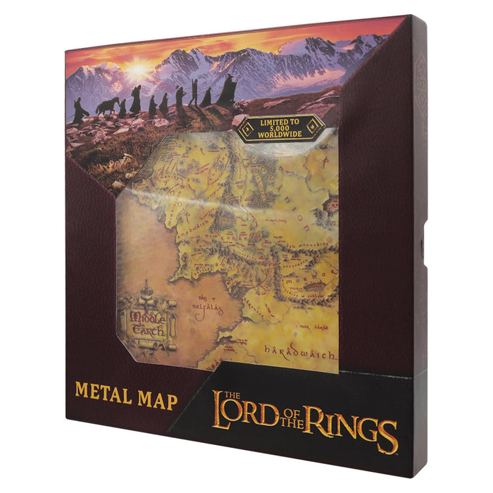 The Lord of the Rings - Limited Edition Metal Map Replica