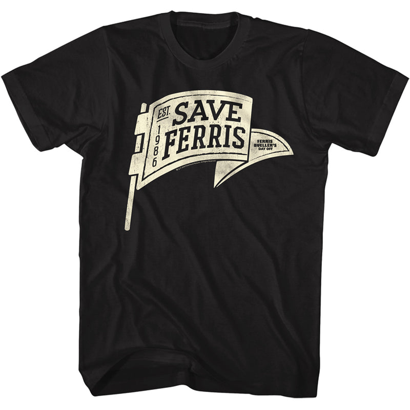 T-Shirt featuring design named Ferris Bueller's Day Off - Save Ferris Pennant