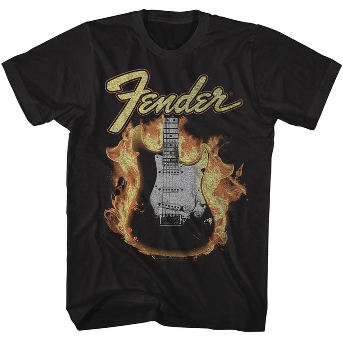 Fender - Flaming Guitar