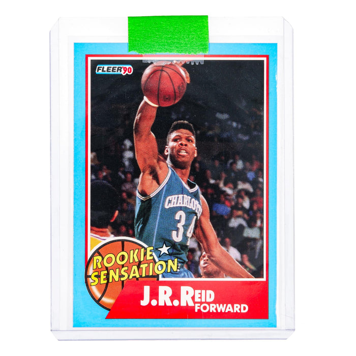 NBA - 1990 Fleer J.R. Reid Rookie Sensation Card