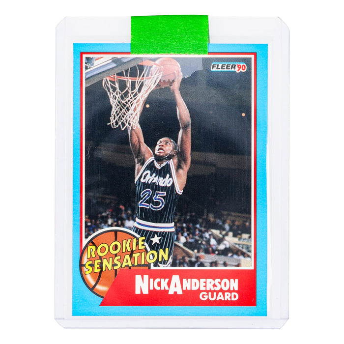 NBA - 1990 Fleer Nick Anderson Rookie Sensation Card