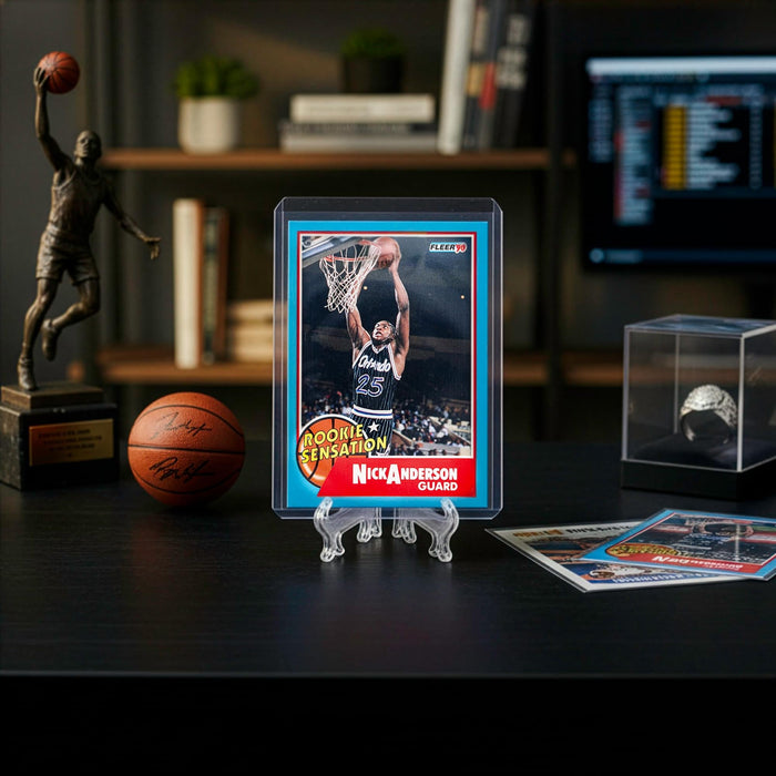 NBA - 1990 Fleer Nick Anderson Rookie Sensation Card