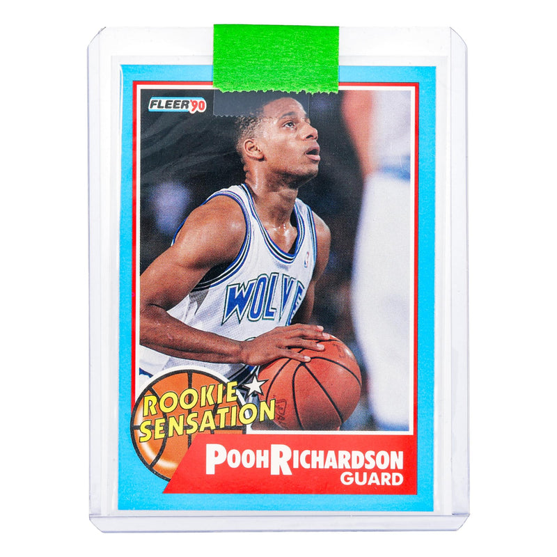 NBA - 1990 Fleer Pooh Richardson Rookie Sensation Card