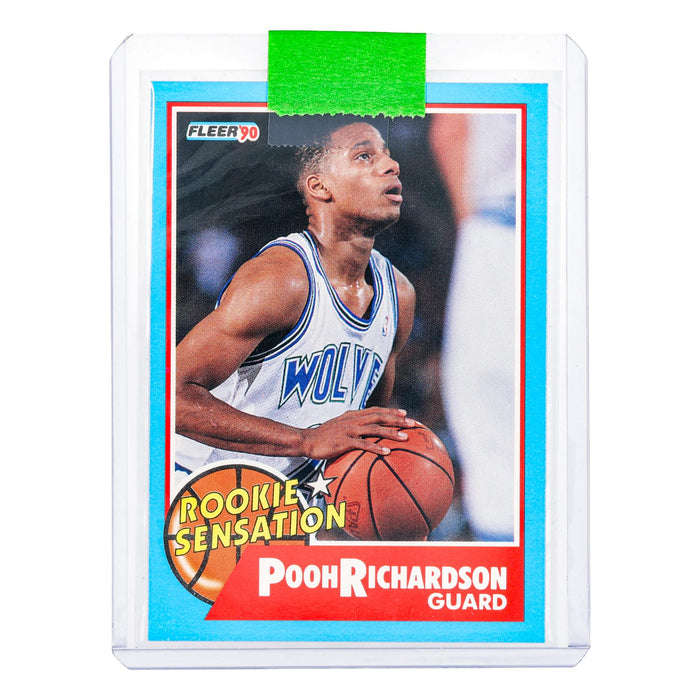 NBA - 1990 Fleer Pooh Richardson Rookie Sensation Card