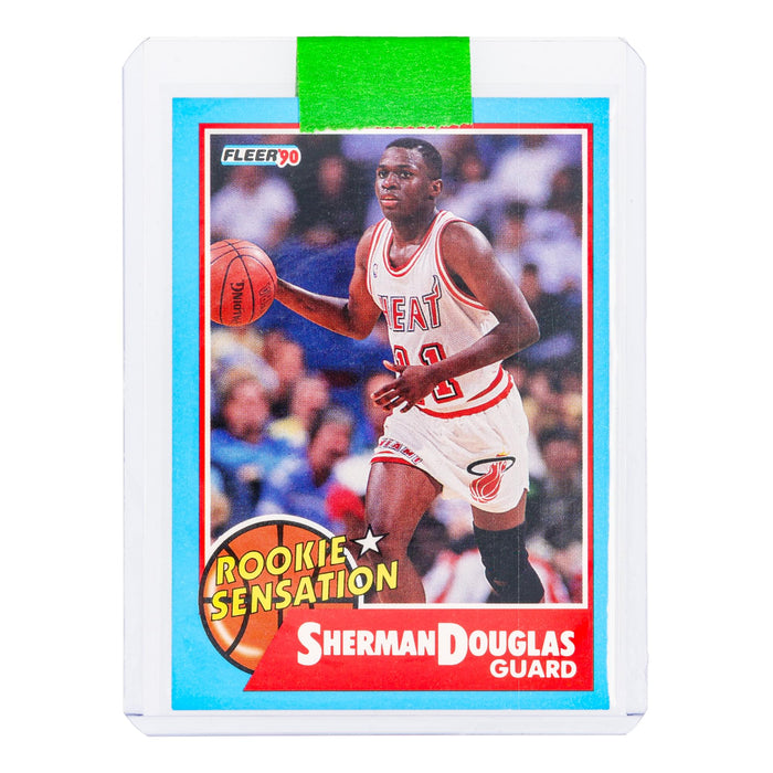 NBA - 1990 Fleer Sherman Douglas Rookie Sensation Card