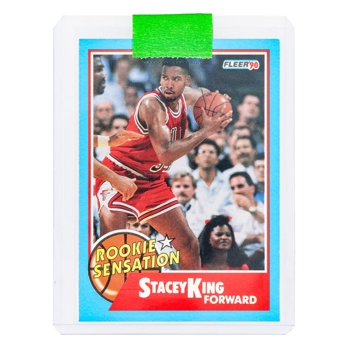 NBA - 1990 Fleer Stacey King Rookie Sensation Card