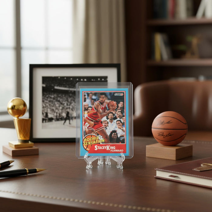 NBA - 1990 Fleer Stacey King Rookie Sensation Card