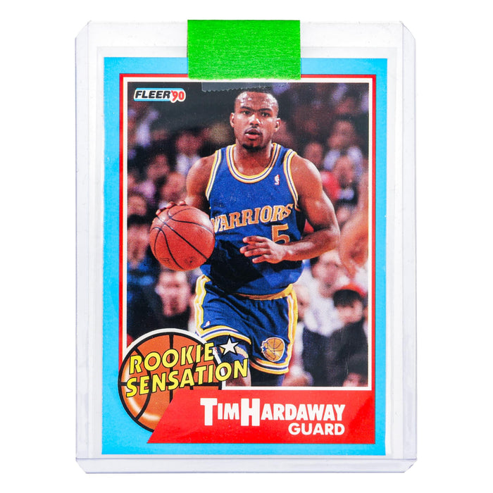 NBA - 1990 Fleer Tim Hardaway Rookie Sensation Card