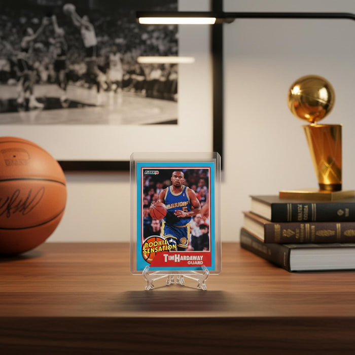 NBA - 1990 Fleer Tim Hardaway Rookie Sensation Card