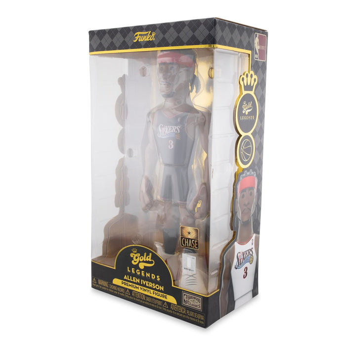 Philadelphia 76ers NBA Funko Gold 12 Inch Vinyl Figure | Allen Iverson CHASE