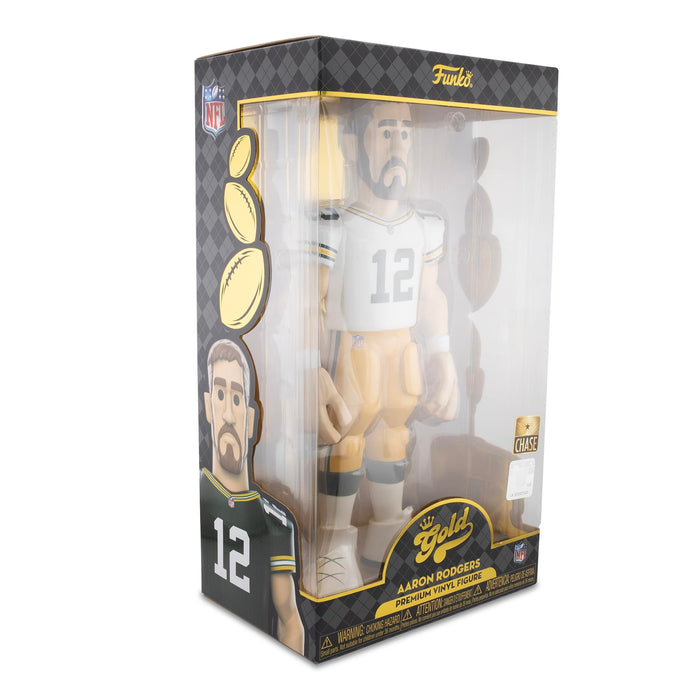 Green Bay Packers NFL Funko Gold 12 Inch Vinyl Figure | Aaron Rodgers CHASE