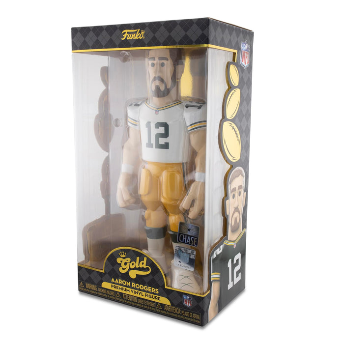 Green Bay Packers NFL Funko Gold 12 Inch Vinyl Figure | Aaron Rodgers CHASE