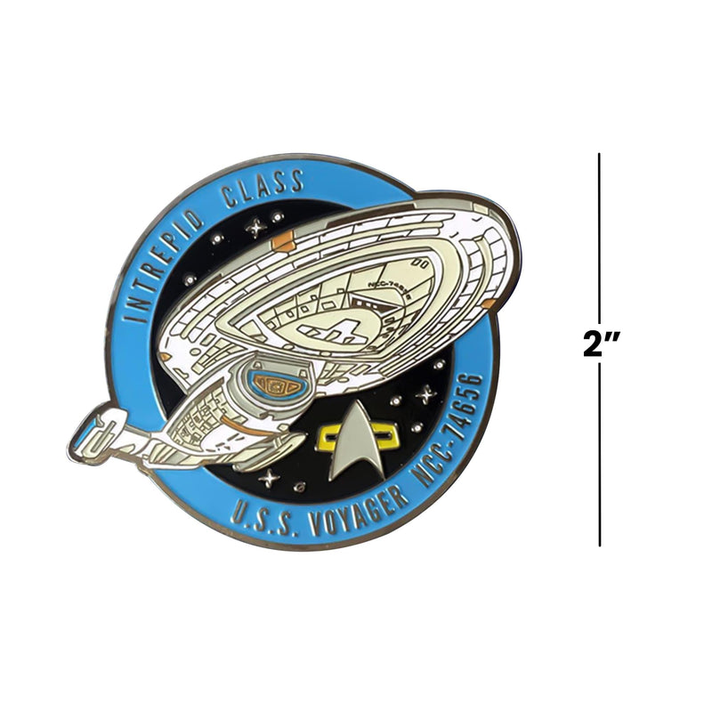Eaglemoss Star Trek: Voyager USS Voyager (NCC-74656) Enamel Pin product image 5 of 5