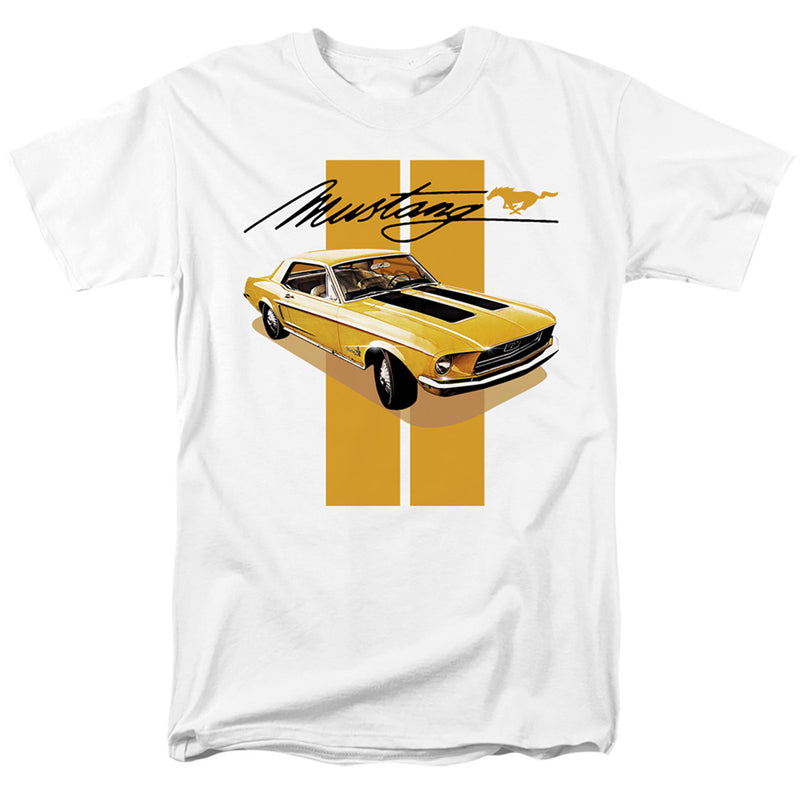 T-Shirt featuring design named Ford - Yellow Mustang Stripes