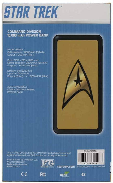 Star Trek: The Original Series - Delta 10,000mAh Power Bank with Dual 2.4A USB Charging Ports