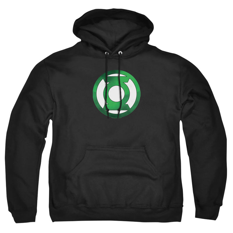 Hoodie featuring design named Green Lantern - Green Chrome Logo