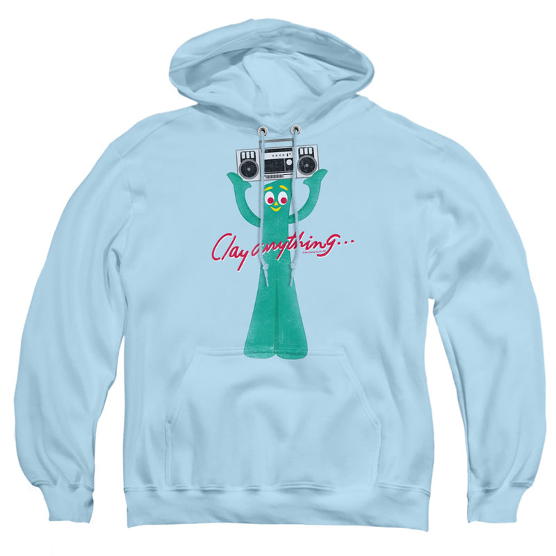 Hoodie featuring design named Gumby - Clay Anything