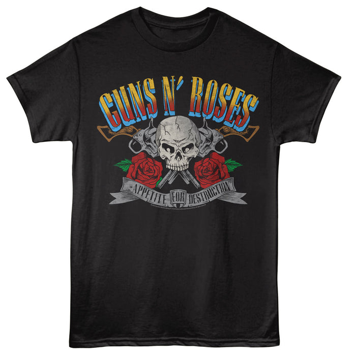 Guns R Roses Skull Guns N' Roses - Pistols & Skull — MeTV Mall