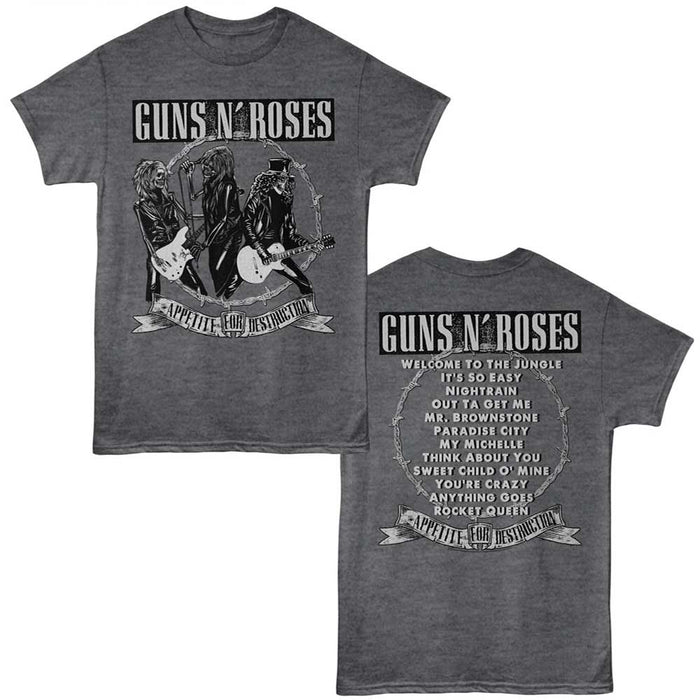 Guns N' Roses - AFD Track List (Front & Back)