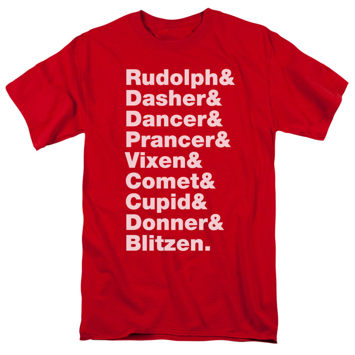 Reindeer Names T-Shirt
