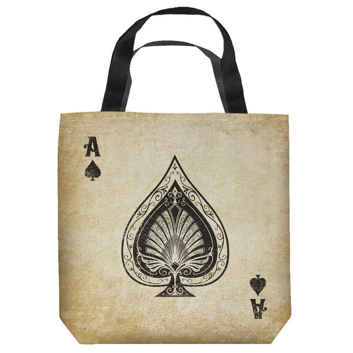 Vintage Ace of Spades Tote Bag