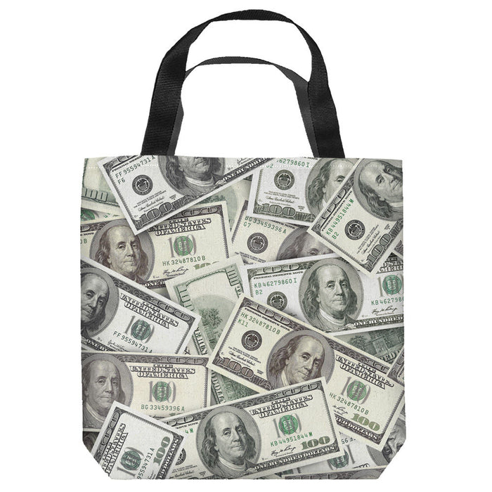 Hundred Dollar Bills Tote Bag