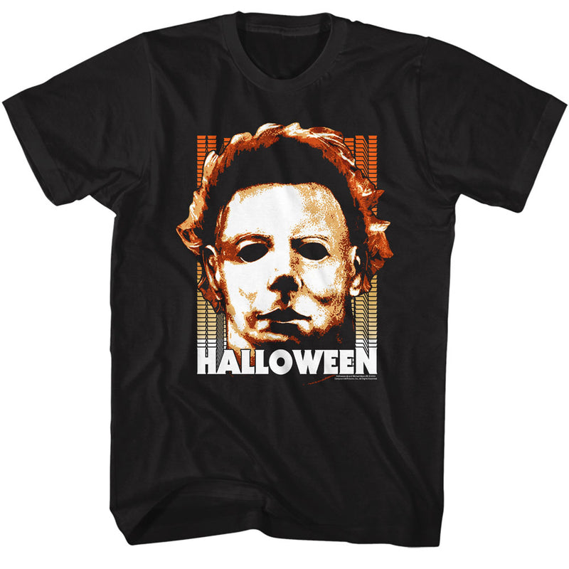 T-Shirt featuring design named Halloween - Mask & Multiple Logos