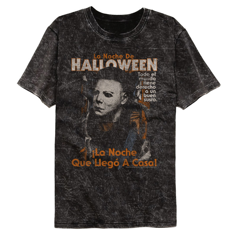 T-Shirt featuring design named Halloween - Spanish Poster (Mineral Wash)