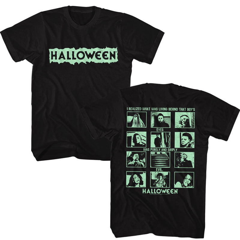 T-Shirt featuring design named Halloween - That Boy's Eyes (Front & Back)