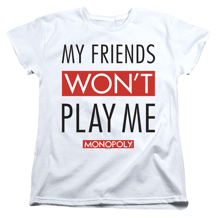 Monopoly - My Friends Won't Play (White)