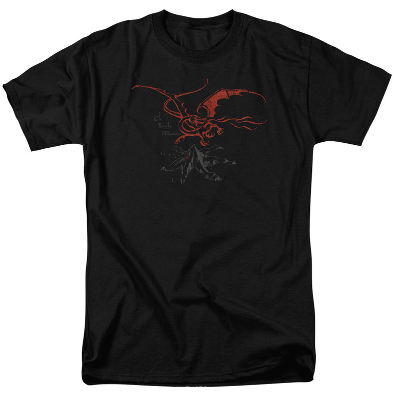 T-Shirt featuring design named The Hobbit - Smaug Atop the Mountain, product image 1 of 2