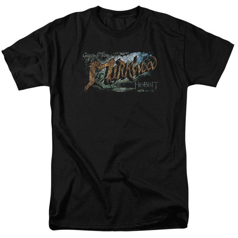 T-Shirt featuring design named The Hobbit - Greetings from Mirkwood, product image 1 of 2
