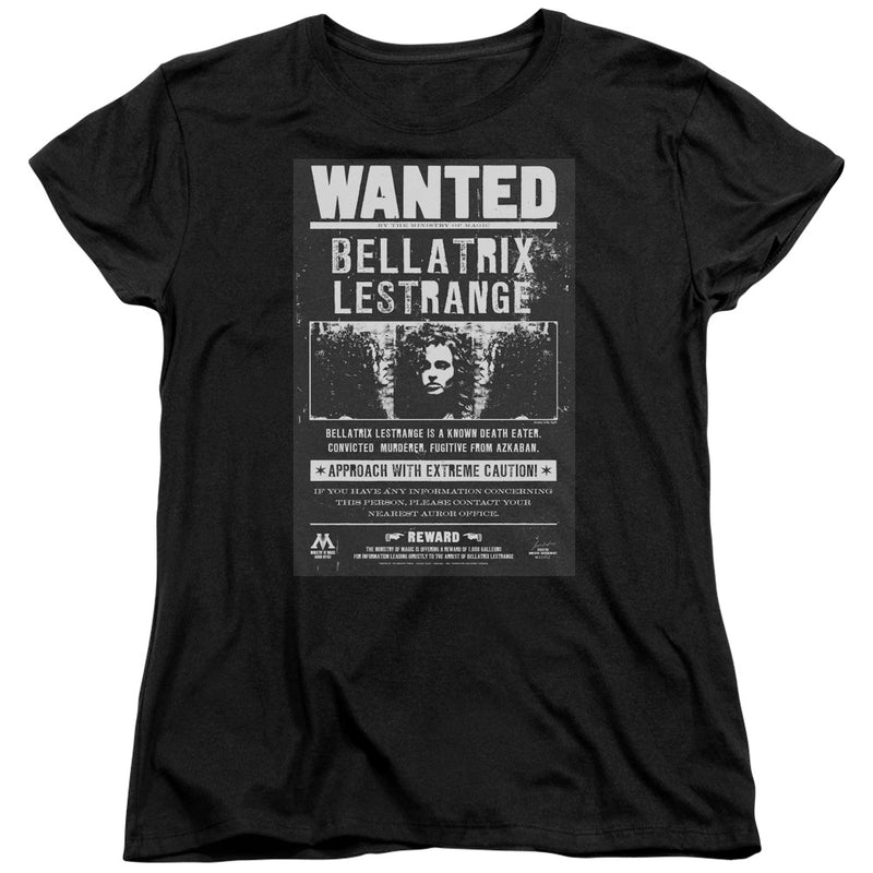 T-Shirt featuring design named Harry Potter - Bellatrix Wanted Poster, product image 2 of 2
