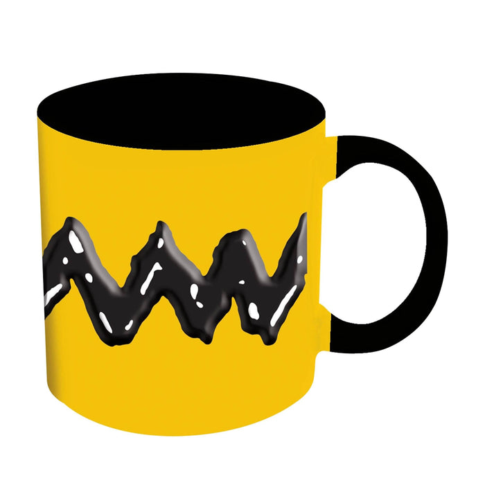 Peanuts - Charlie Brown's Shirt 18oz Embossed Ceramic Mug