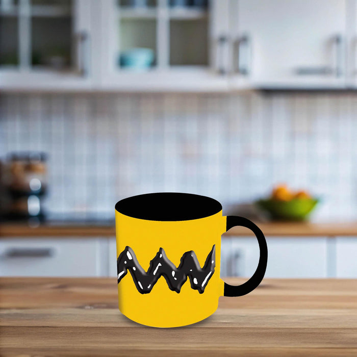 Peanuts - Charlie Brown's Shirt 18oz Embossed Ceramic Mug