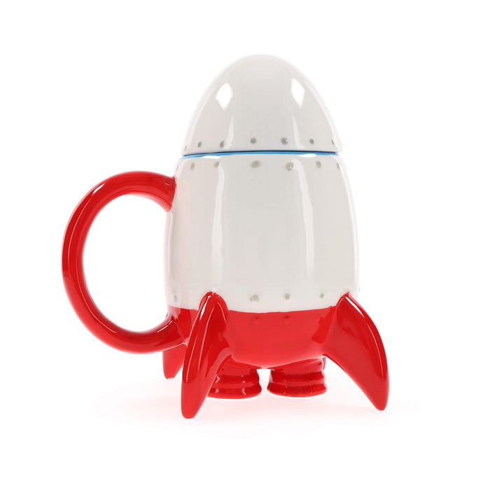 Peanuts Snoopy in Rocketship 15oz Molded Mug with Cap