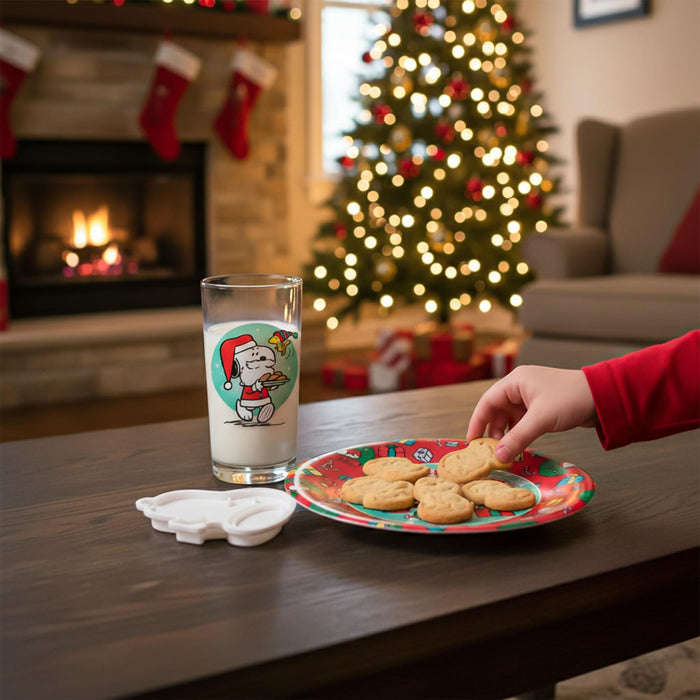 Peanuts - "Thank You, Santa" Gift Set | Glass, Plate, and Cookie Cutter