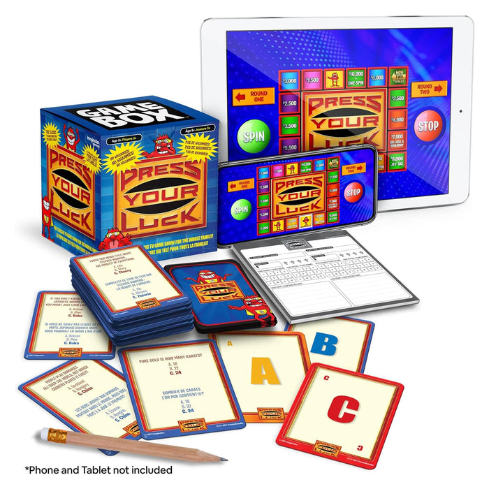 Press Your Luck Family Game Box