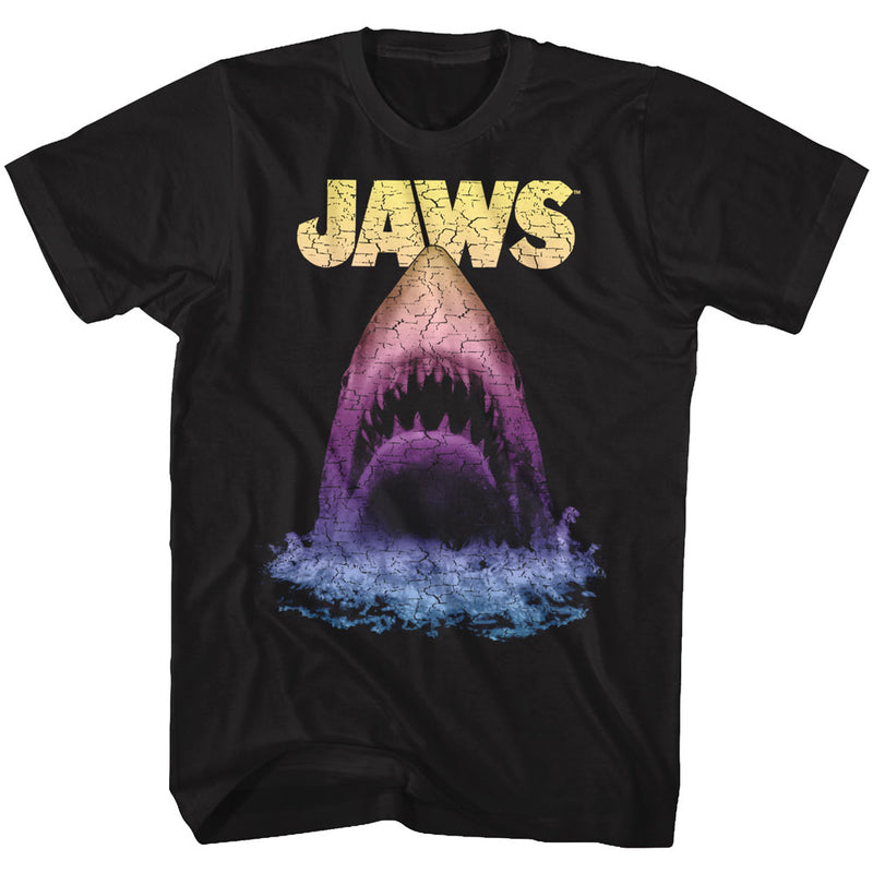 T-Shirt featuring design named Jaws - Distressed Gradient Jaws