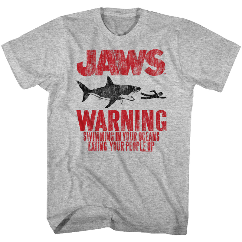 T-Shirt featuring design named Jaws - Warning