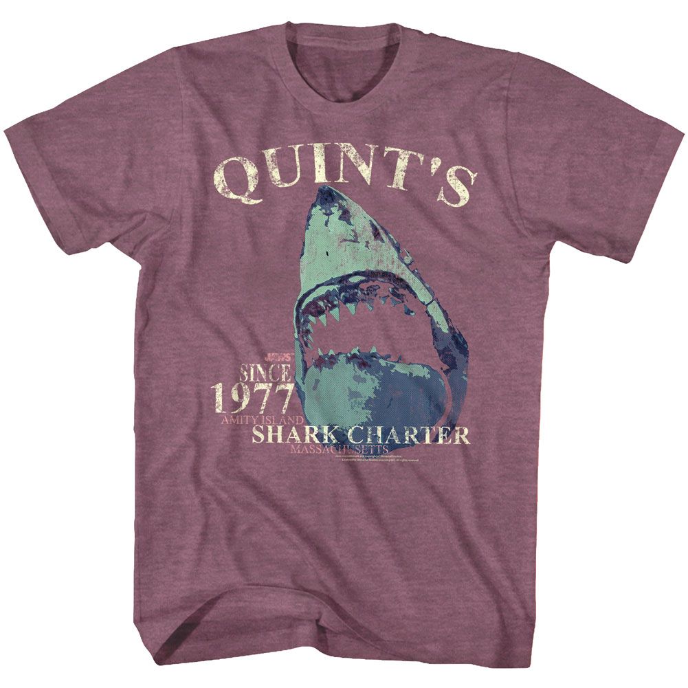 Jaws Quint's Shark Fishing Charters t-shirt