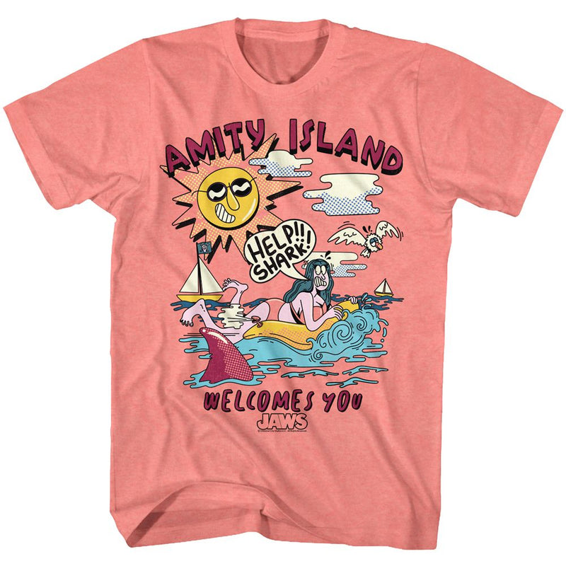 T-Shirt featuring design named Jaws - Help!! Shark!