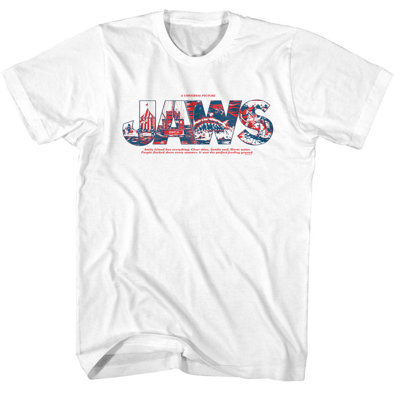 T-Shirt featuring design named Jaws - Logo with Comics